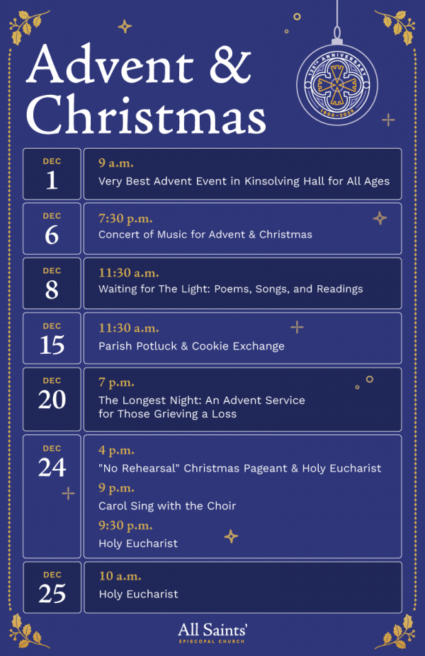 Celebrate Advent & Christmas with All Saints'