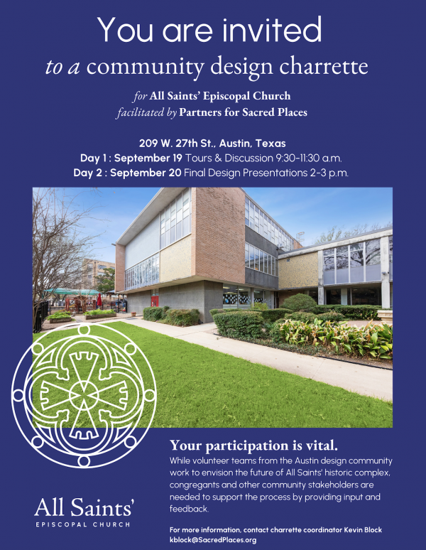 Design Charrette Presentations: Sept. 20 at 2 PM & Sept. 22 at 9 AM